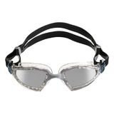 Aqua Sphere Kayenne Pro Titanium Mirror Silver Lens Goggles - Classic - Clear/Grey